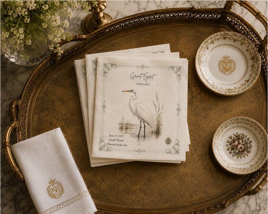 The Conservatory Marsh Bird Study Napkins