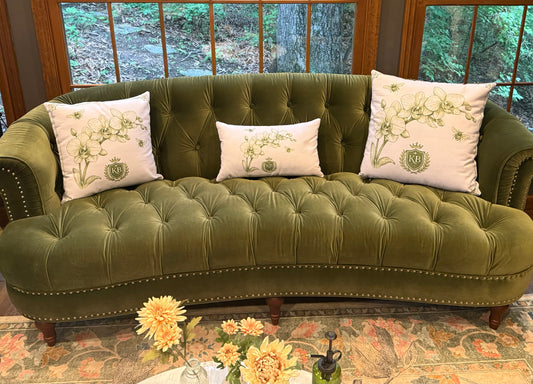 The Conservatory Orchid Pillow