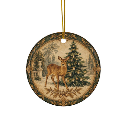 Heritage Deer Holiday Ornament