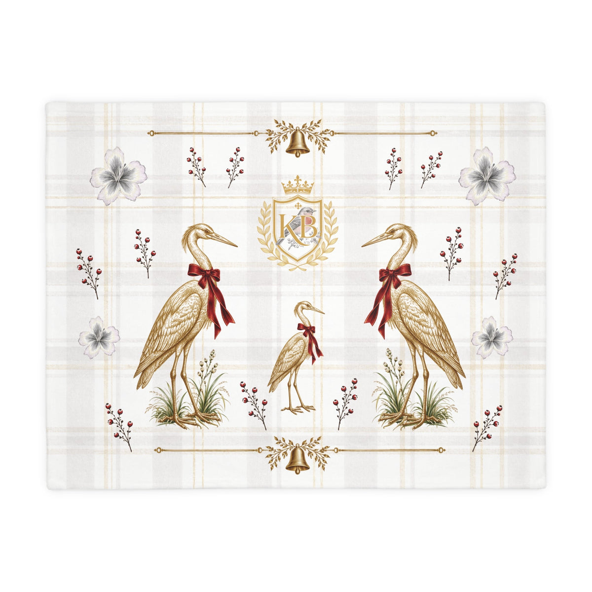 Winter Egret Blanket