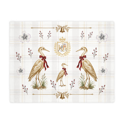 Winter Egret Blanket