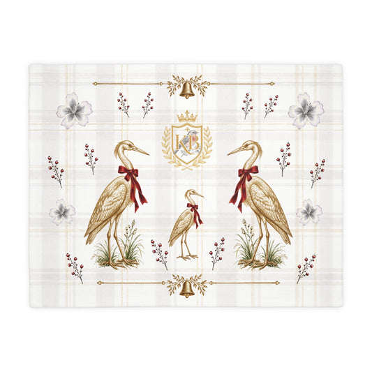 Winter Egret Blanket