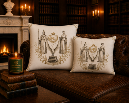 The Estate Library Pillow