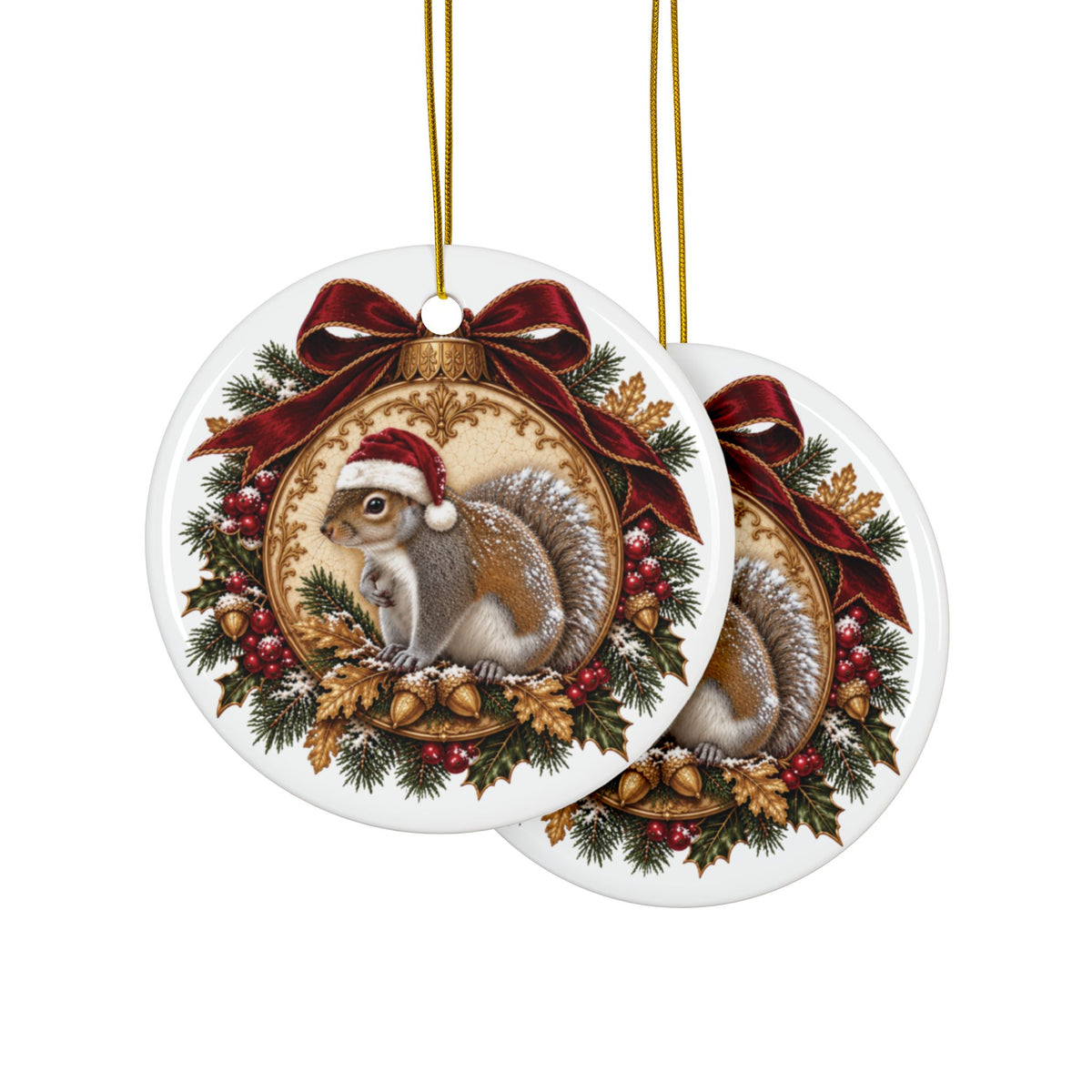 Vintage Squirrel Ornament