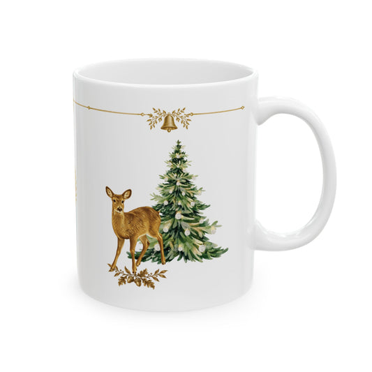Heritage Holiday Deer Mug