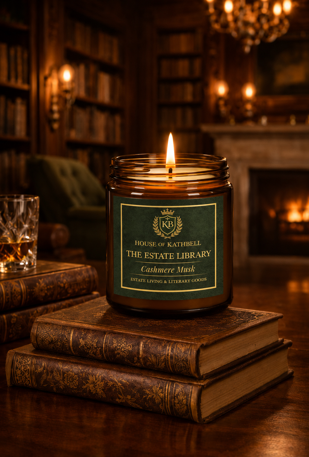 The Estate Library Candle