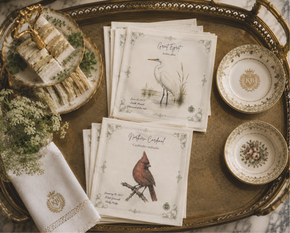 The Complete Bird Study Napkin Collection