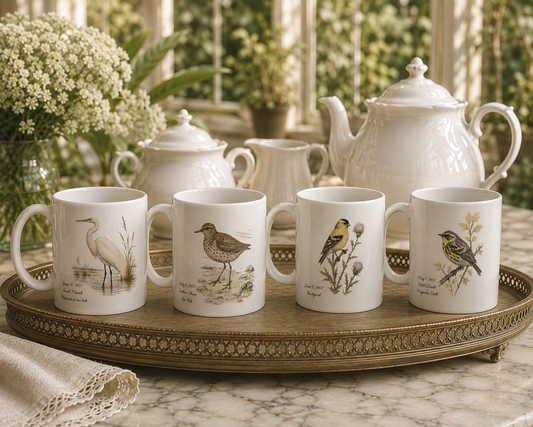 The Conservatory Marsh Bird Mug Collection