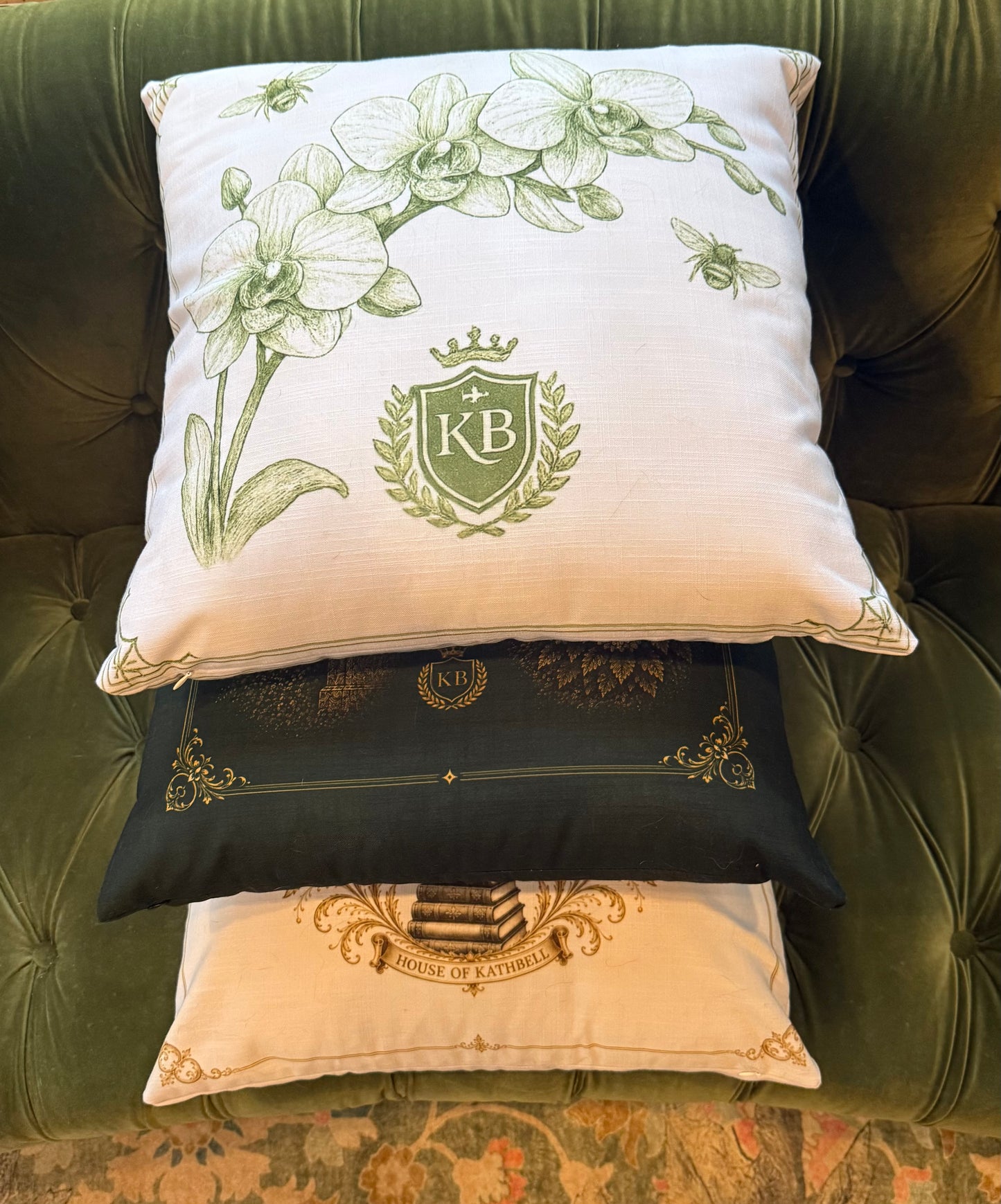 The Conservatory Orchid Pillow