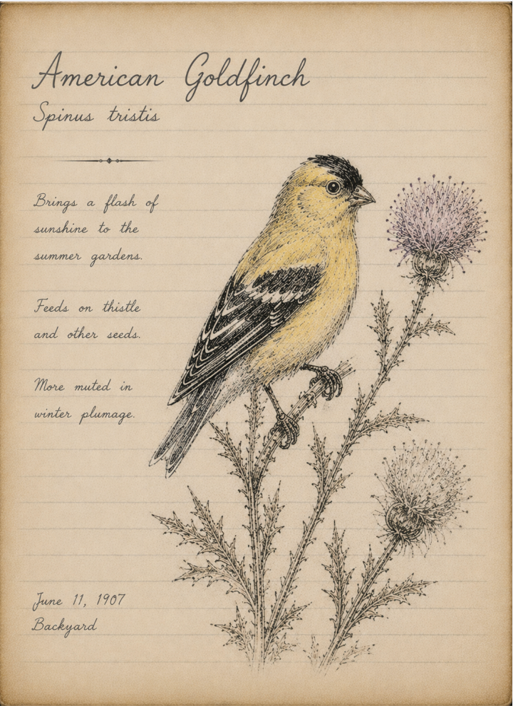 The Conservatory Field Journal — Bird Edition