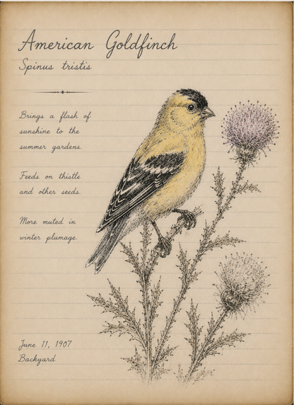 The Conservatory Field Journal — Bird Edition