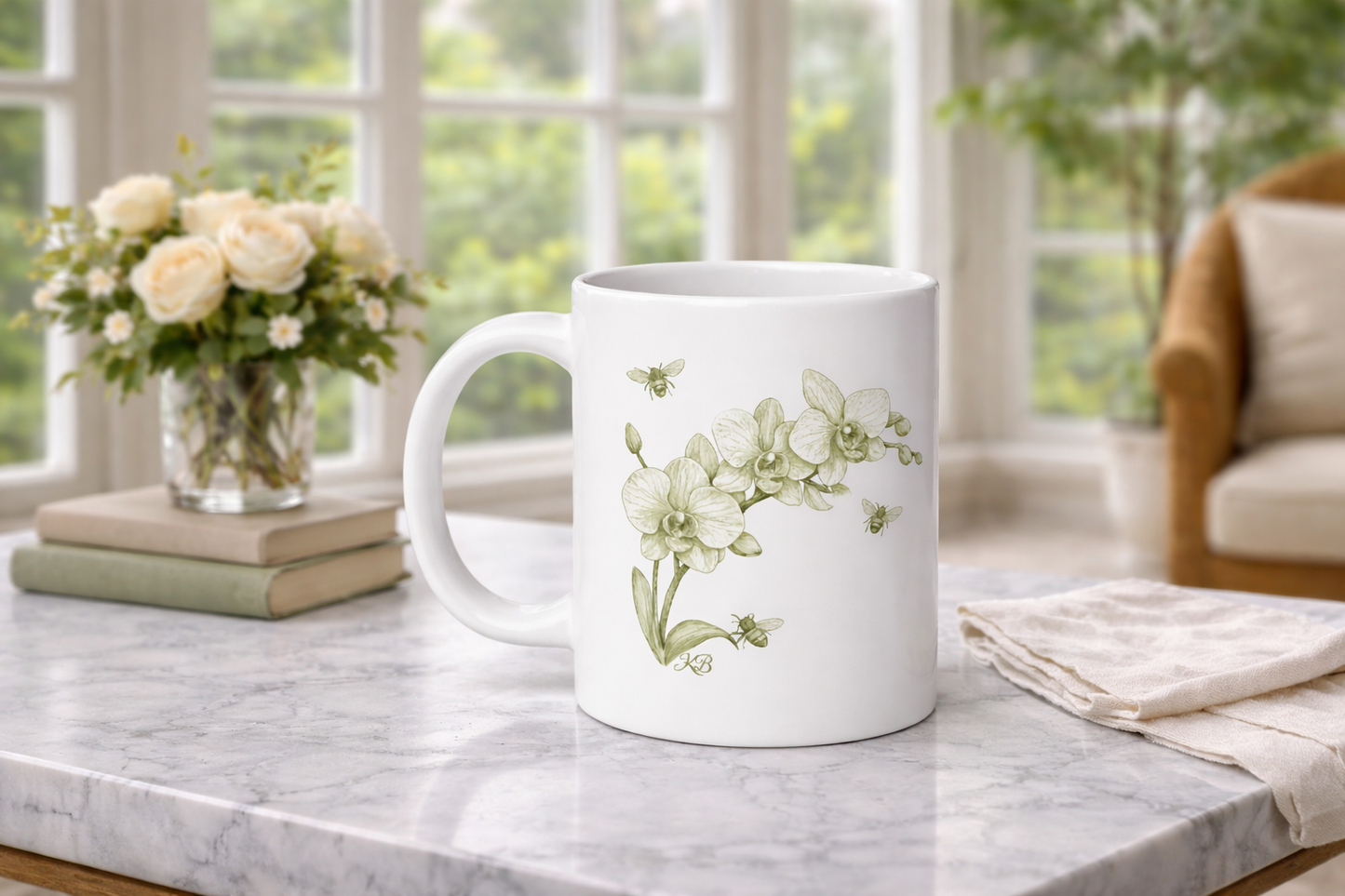 The Conservatory Orchid Mug
