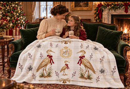 Winter Egret Blanket