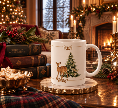 Heritage Holiday Deer Mug