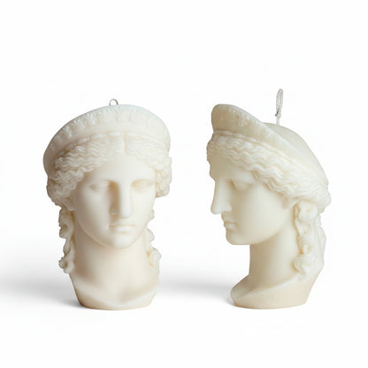Hera Bust Candle