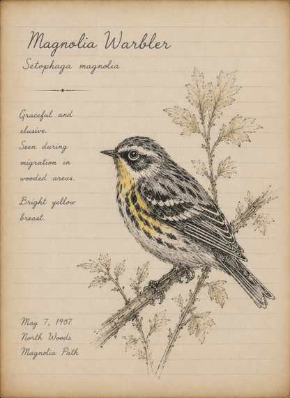 The Conservatory Field Journal — Bird Edition