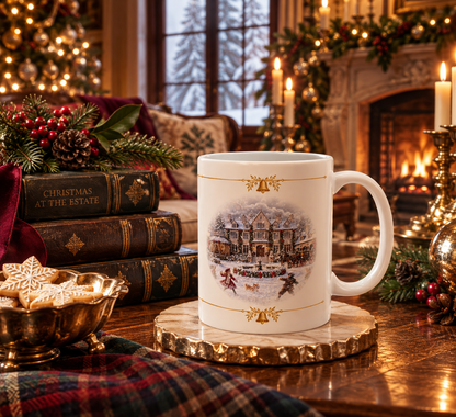 Snow Covered Estate Mug