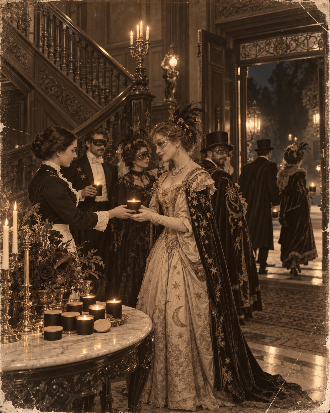 The Midnight Gathering Protection Candle