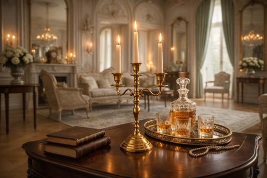Gilded Salon Candelabra