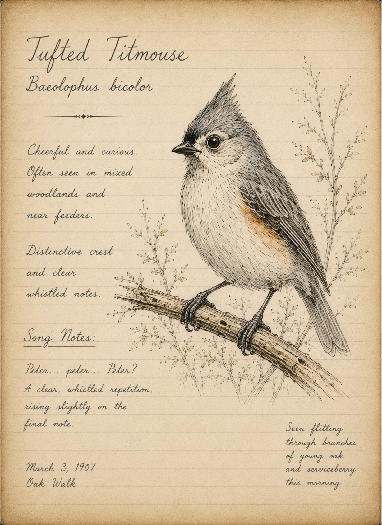 The Conservatory Field Journal — Bird Edition